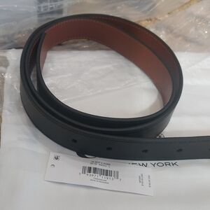 Leather Strap ONLY for Coach Sculpted C Buckle Reversible Belt, 25 Mm